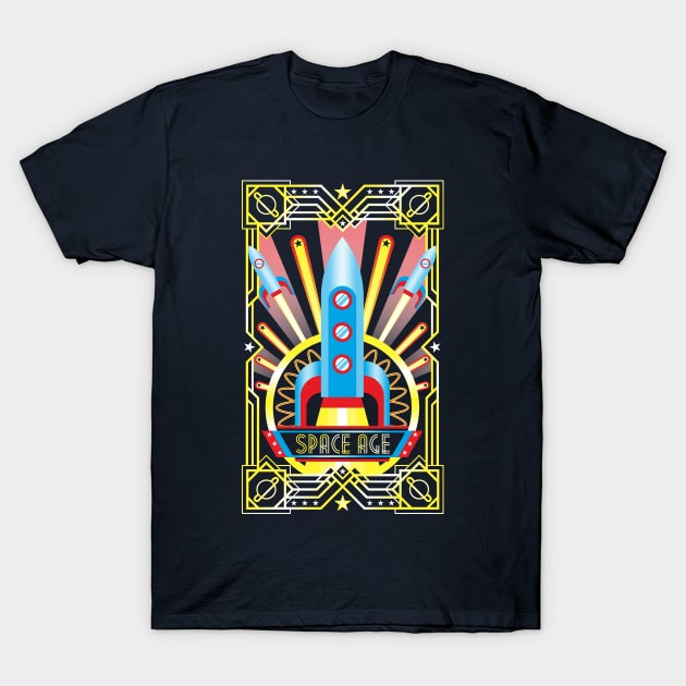 Space Age T-Shirt by VicNeko